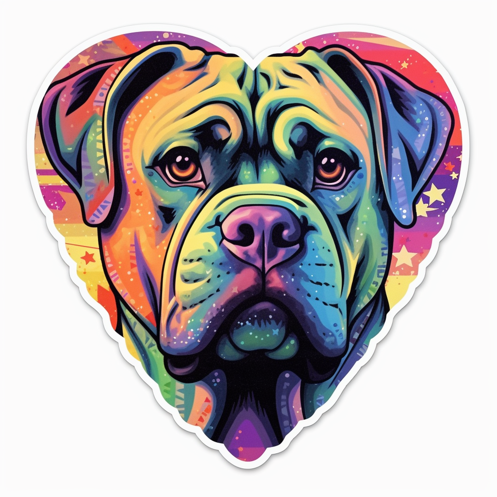 Cane Corso Dog Vinyl Decal Sticker for Car, Laptop, Tumbler and more # 0010733