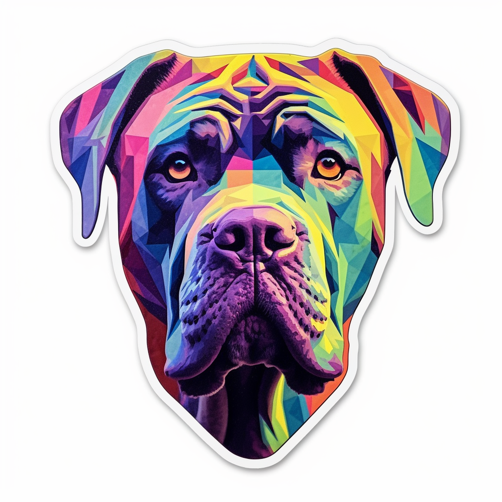 Cane Corso Dog Vinyl Decal Sticker for Car, Laptop, Tumbler and more # 0010696