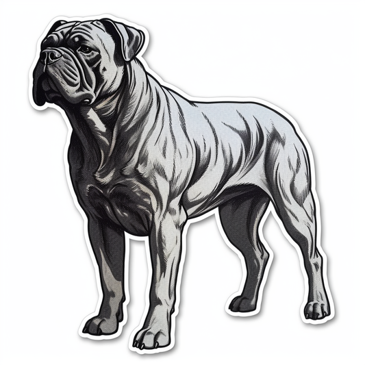 Cane Corso Dog Vinyl Decal Sticker for Car, Laptop, Tumbler and more # 0010715