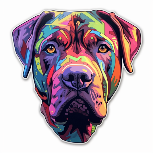 Cane Corso Dog Vinyl Decal Sticker for Car, Laptop, Tumbler and more # 0010678