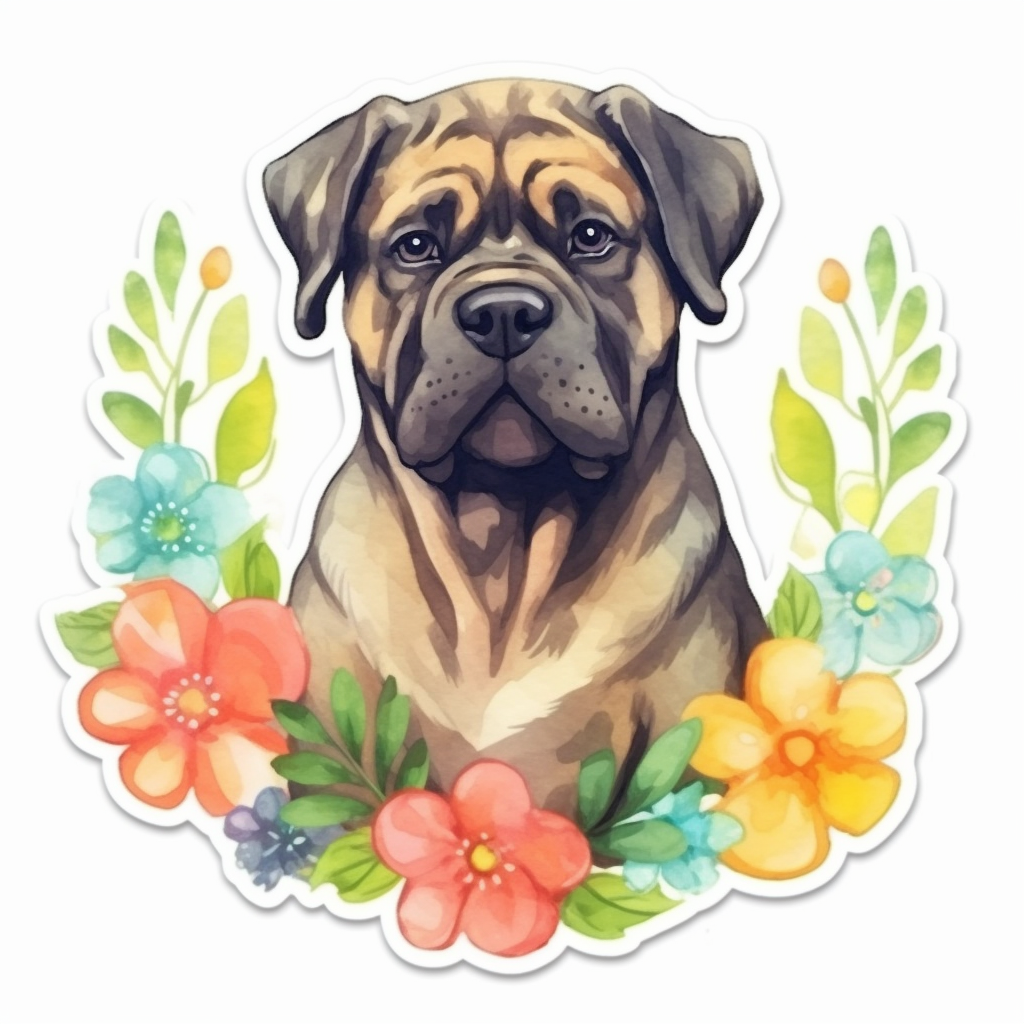 Cane Corso Dog Vinyl Decal Sticker for Car, Laptop, Tumbler and more # 0010704