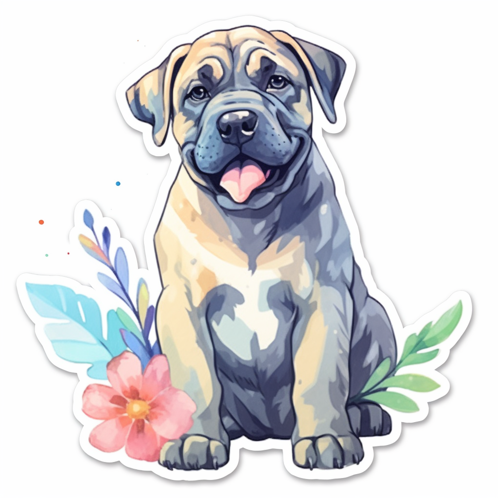 Cane Corso Dog Vinyl Decal Sticker for Car, Laptop, Tumbler and more # 0010670