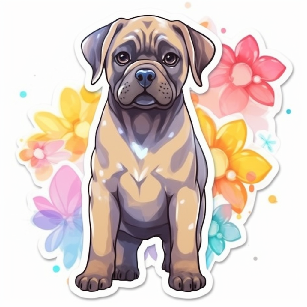 Cane Corso Dog Vinyl Decal Sticker for Car, Laptop, Tumbler and more # 0010717