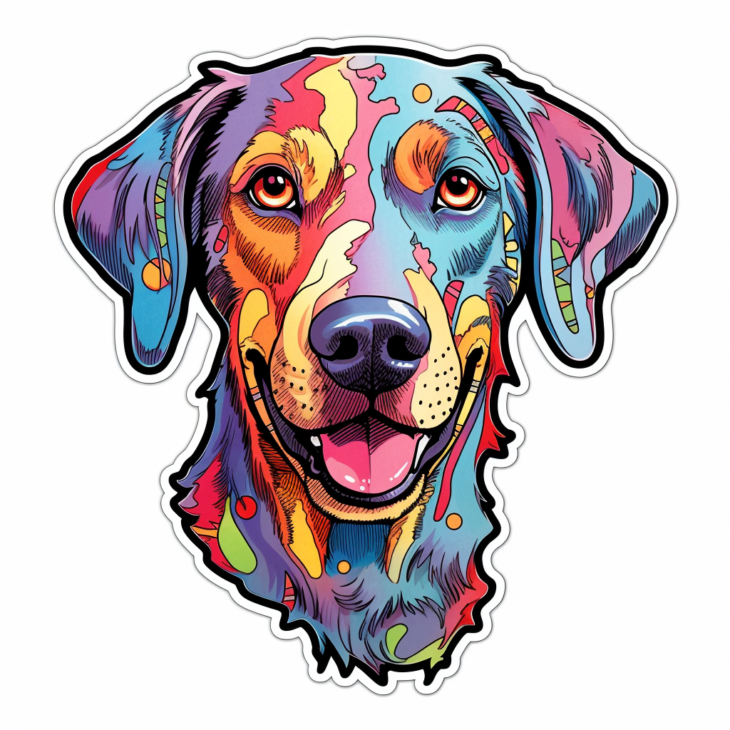 Catahoula Leopard Dog Vinyl Decal Sticker for Car, Laptop, Tumbler and more # 0010724