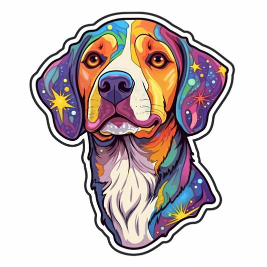 Catahoula Leopard Dog Vinyl Decal Sticker for Car, Laptop, Tumbler and more # 0010713