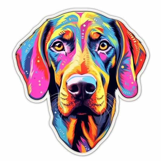 Catahoula Leopard Dog Vinyl Decal Sticker for Car, Laptop, Tumbler and more # 0010687