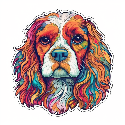 Cavalier King Charles Spaniel Cavalier King Charles Spaniel Dog Vinyl Decal Sticker for Car, Laptop, Tumbler and more # 009522