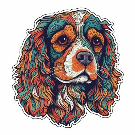 Cavalier King Charles Spaniel Cavalier King Charles Spaniel Dog Vinyl Decal Sticker for Car, Laptop, Tumbler and more # 009541