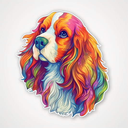 Cavalier King Charles Spaniel Cavalier King Charles Spaniel Dog Vinyl Decal Sticker for Car, Laptop, Tumbler and more # 009517