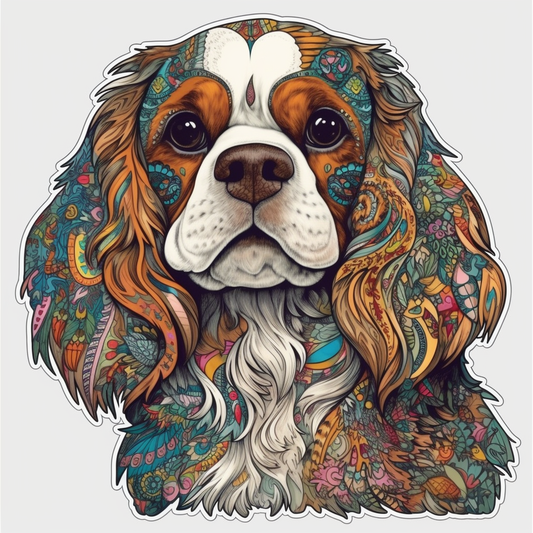 Cavalier King Charles Spaniel Cavalier King Charles Spaniel Dog Vinyl Decal Sticker for Car, Laptop, Tumbler and more # 009556