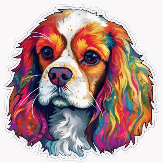 Cavalier King Charles Spaniel Cavalier King Charles Spaniel Dog Vinyl Decal Sticker for Car, Laptop, Tumbler and more # 009547