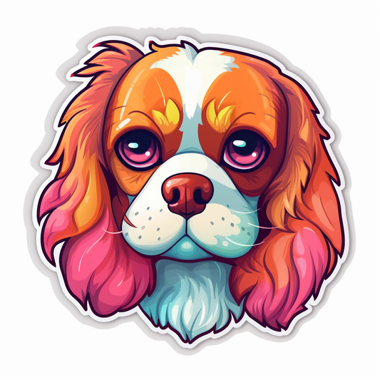 Cavalier King Charles Spaniel Cavalier King Charles Spaniel Dog Vinyl Decal Sticker for Car, Laptop, Tumbler and more # 009552