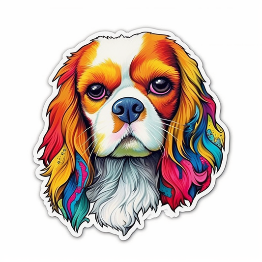 Cavalier King Charles Spaniel Cavalier King Charles Spaniel Dog Vinyl Decal Sticker for Car, Laptop, Tumbler and more # 009563