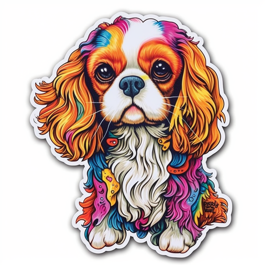 Cavalier King Charles Spaniel Cavalier King Charles Spaniel Dog Vinyl Decal Sticker for Car, Laptop, Tumbler and more # 009550