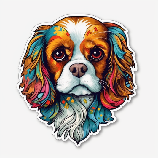 Cavalier King Charles Spaniel Cavalier King Charles Spaniel Dog Vinyl Decal Sticker for Car, Laptop, Tumbler and more # 009568