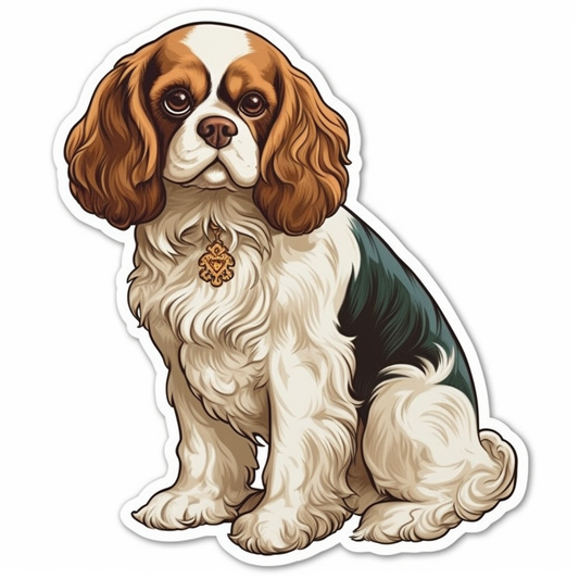 Cavalier King Charles Spaniel Cavalier King Charles Spaniel Dog Vinyl Decal Sticker for Car, Laptop, Tumbler and more # 009535