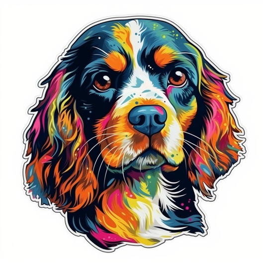 Cavalier King Charles Spaniel Cavalier King Charles Spaniel Dog Vinyl Decal Sticker for Car, Laptop, Tumbler and more # 009566