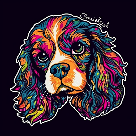 Cavalier King Charles Spaniel Cavalier King Charles Spaniel Dog Vinyl Decal Sticker for Car, Laptop, Tumbler and more # 009572