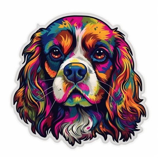Cavalier King Charles Spaniel Cavalier King Charles Spaniel Dog Vinyl Decal Sticker for Car, Laptop, Tumbler and more # 009565