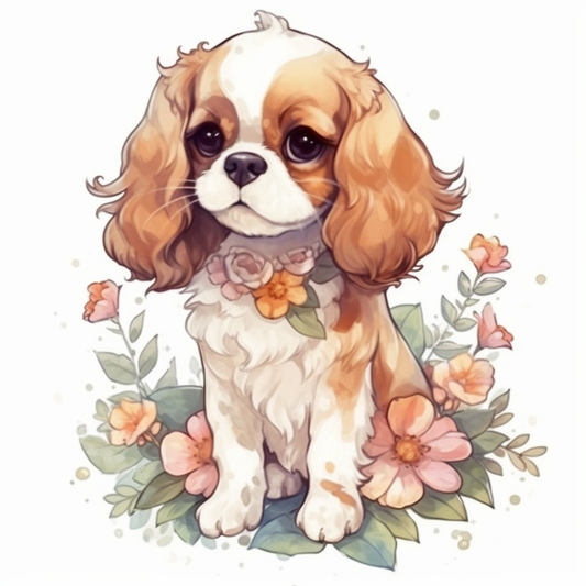 Cavalier King Charles Spaniel Cavalier King Charles Spaniel Dog Vinyl Decal Sticker for Car, Laptop, Tumbler and more # 009557