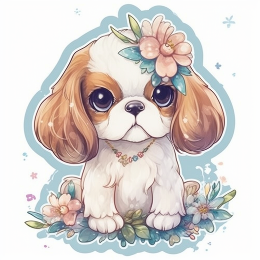 Cavalier King Charles Spaniel Cavalier King Charles Spaniel Dog Vinyl Decal Sticker for Car, Laptop, Tumbler and more # 009573