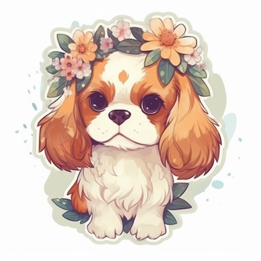 Cavalier King Charles Spaniel Cavalier King Charles Spaniel Dog Vinyl Decal Sticker for Car, Laptop, Tumbler and more # 009571