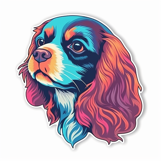 Cavalier King Charles Spaniel Cavalier King Charles Spaniel Dog Vinyl Decal Sticker for Car, Laptop, Tumbler and more # 009589