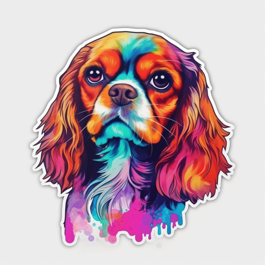 Cavalier King Charles Spaniel Cavalier King Charles Spaniel Dog Vinyl Decal Sticker for Car, Laptop, Tumbler and more # 009619