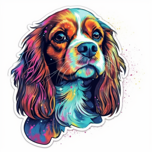 Cavalier King Charles Spaniel Cavalier King Charles Spaniel Dog Vinyl Decal Sticker for Car, Laptop, Tumbler and more # 009587