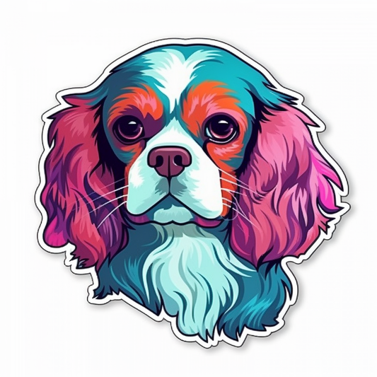 Cavalier King Charles Spaniel Cavalier King Charles Spaniel Dog Vinyl Decal Sticker for Car, Laptop, Tumbler and more # 009582