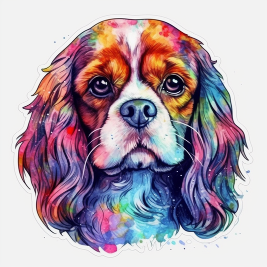Cavalier King Charles Spaniel Cavalier King Charles Spaniel Dog Vinyl Decal Sticker for Car, Laptop, Tumbler and more # 009668