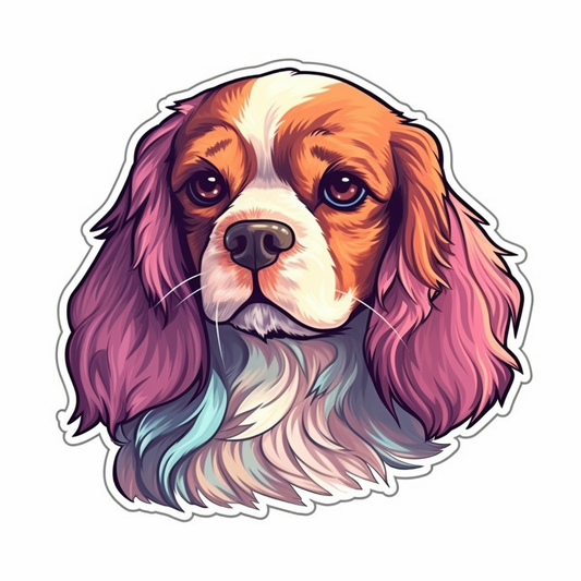 Cavalier King Charles Spaniel Cavalier King Charles Spaniel Dog Vinyl Decal Sticker for Car, Laptop, Tumbler and more # 009577