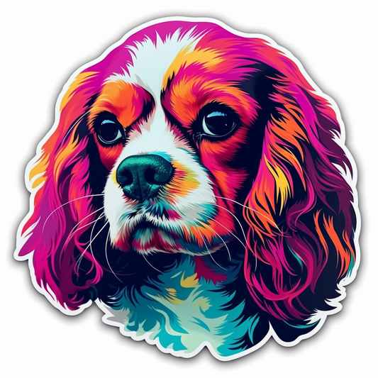 Cavalier King Charles Spaniel Cavalier King Charles Spaniel Dog Vinyl Decal Sticker for Car, Laptop, Tumbler and more # 009593