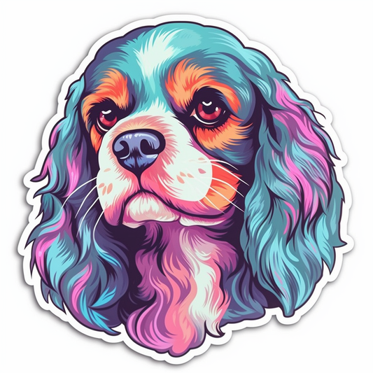 Cavalier King Charles Spaniel Cavalier King Charles Spaniel Dog Vinyl Decal Sticker for Car, Laptop, Tumbler and more # 009580