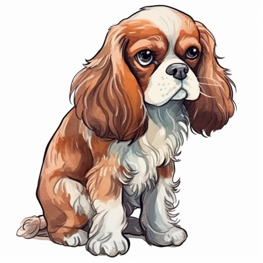 Cavalier King Charles Spaniel Cavalier King Charles Spaniel Dog Vinyl Decal Sticker for Car, Laptop, Tumbler and more # 009616