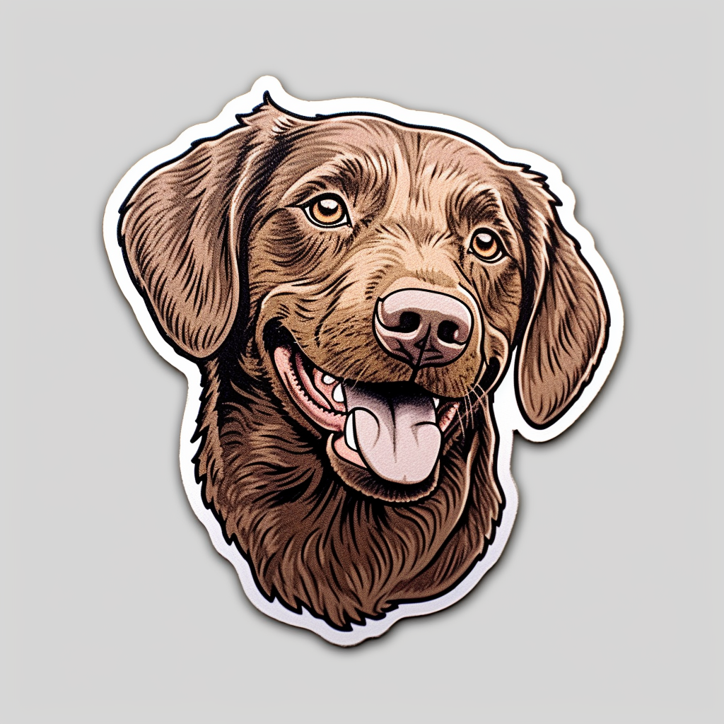 Chesapeake Bay Retriever Dog Vinyl Decal Sticker for Car, Laptop, Tumbler and more # 0010703