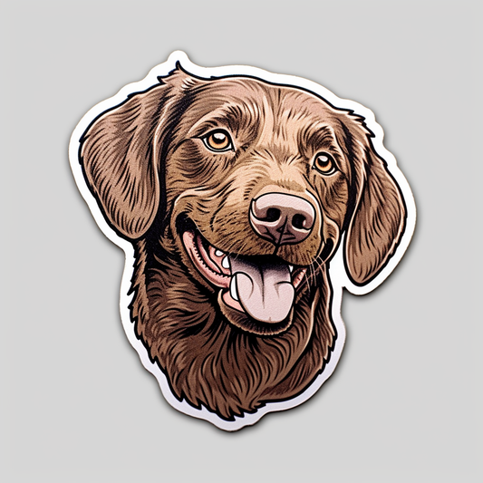 Chesapeake Bay Retriever Dog Vinyl Decal Sticker for Car, Laptop, Tumbler and more # 0010703