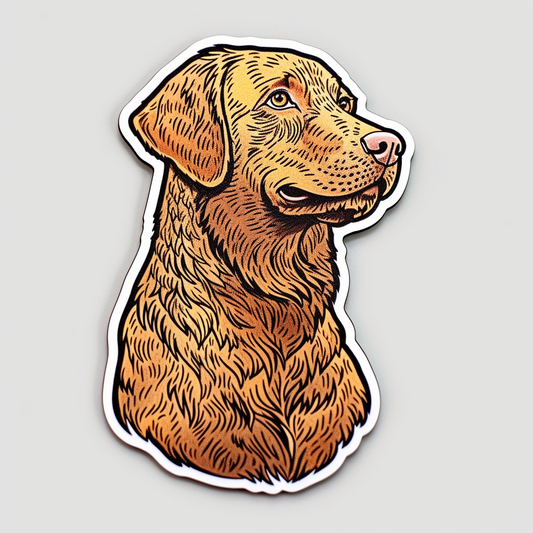 Chesapeake Bay Retriever Dog Vinyl Decal Sticker for Car, Laptop, Tumbler and more # 0010737