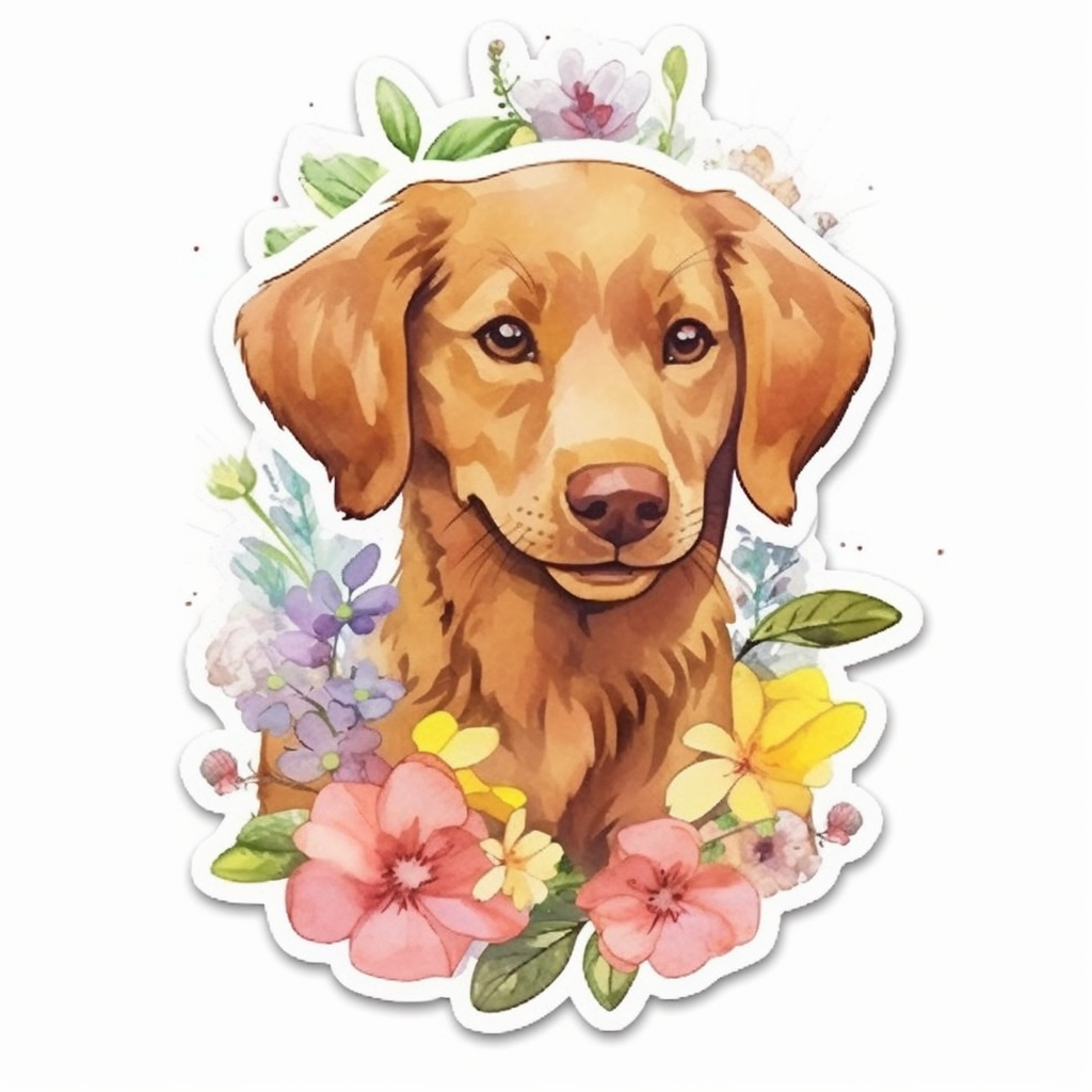 Chesapeake Bay Retriever Dog Vinyl Decal Sticker for Car, Laptop, Tumbler and more # 0010661