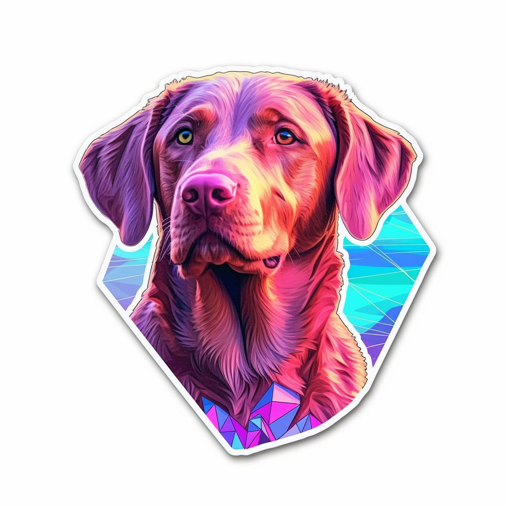 Chesapeake Bay Retriever Dog Vinyl Decal Sticker for Car, Laptop, Tumbler and more # 0010642