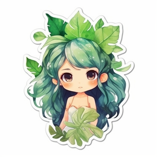 Chinese Evergreen Plant Vinyl Decal Sticker for Car, Laptop, Tumbler and more # 0010667