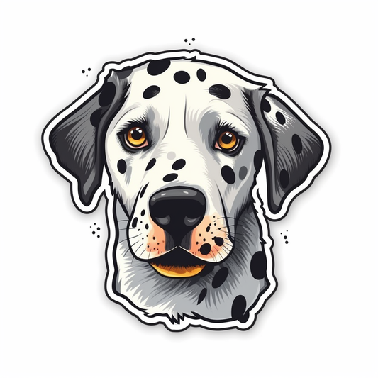 Dalmatian Dog Vinyl Decal Sticker for Car, Laptop, Tumbler and more # 008852