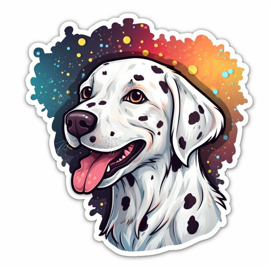 Dalmatian Dog Vinyl Decal Sticker for Car, Laptop, Tumbler and more # 008864
