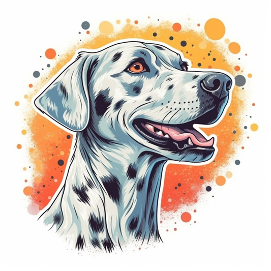 Dalmatian Dog Vinyl Decal Sticker for Car, Laptop, Tumbler and more # 008853