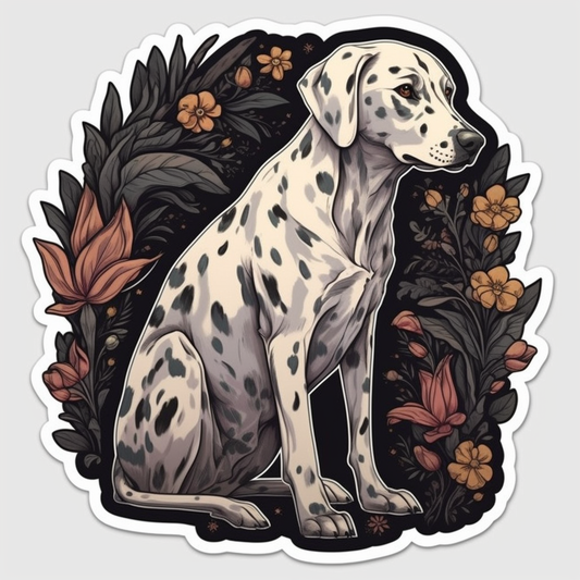 Dalmatian Dog Vinyl Decal Sticker for Car, Laptop, Tumbler and more # 008881