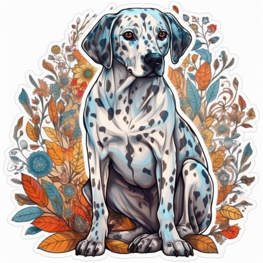 Dalmatian Dog Vinyl Decal Sticker for Car, Laptop, Tumbler and more # 008880