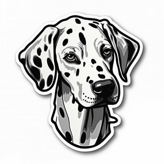 Dalmatian Dog Vinyl Decal Sticker for Car, Laptop, Tumbler and more # 008899