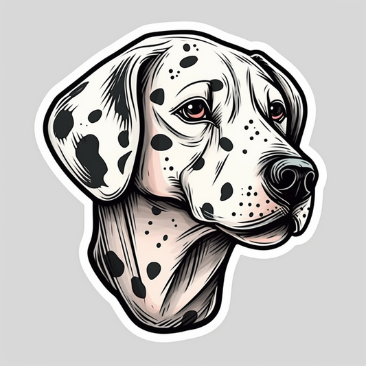 Dalmatian Dog Vinyl Decal Sticker for Car, Laptop, Tumbler and more # 008894