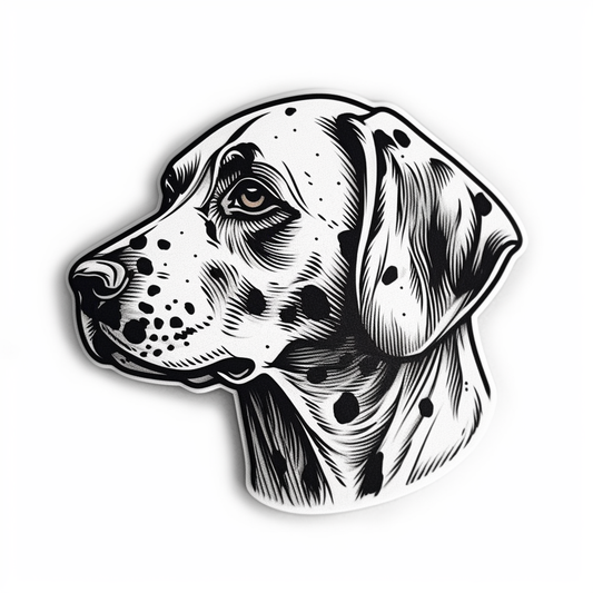 Dalmatian Dog Vinyl Decal Sticker for Car, Laptop, Tumbler and more # 008870