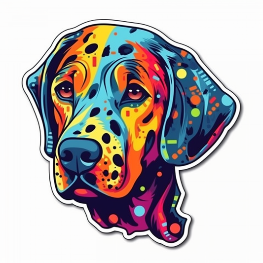 Dalmatian Dog Vinyl Decal Sticker for Car, Laptop, Tumbler and more # 008878